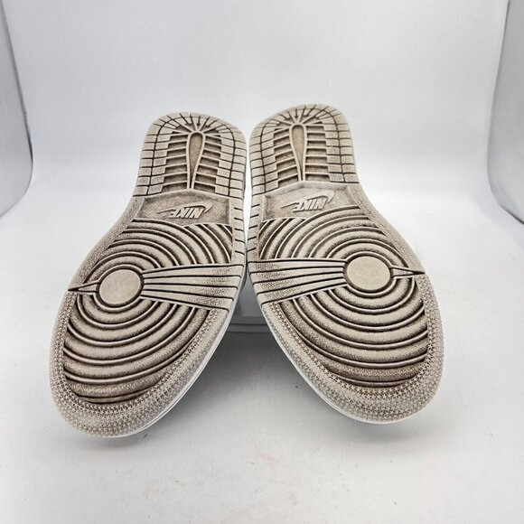 Nike Air Jordan 1 Low  Men Size 8 CZ0790-100 White Grey Particle Grey Shoes - Picture 11 of 15